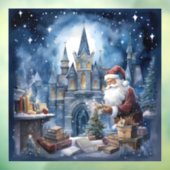 魔法のクリスマスイブの窓が貼り付く ウィンドウサイン (シート3)