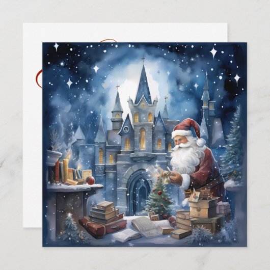 魔法のクリスマスイブカード シーズンカード (正面/裏面)