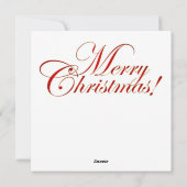 魔法のクリスマスイブカード シーズンカード (裏面)