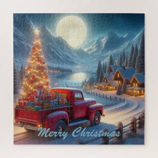 魔法のクリスマスイブ配信 ジグソーパズル (縦)