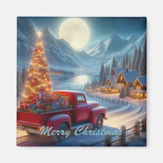 魔法のクリスマスイブ配信 マグネット (正面)