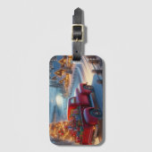 魔法のクリスマスイブ配信 ラゲッジタグ (正面縦)