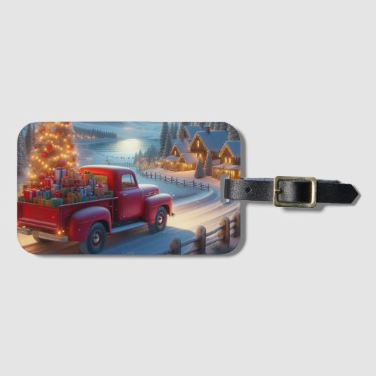 魔法のクリスマスイブ配信 ラゲッジタグ (正面横)