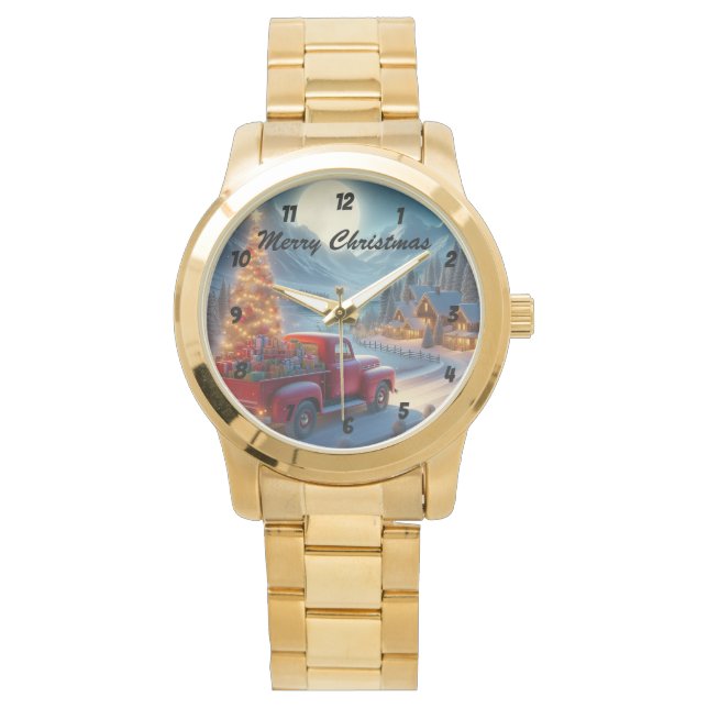 魔法のクリスマスイブ配信 腕時計 (正面)