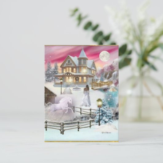 魔法のクリスマスウィンターワンダーランド シーズンポストカード (スタンド正面)