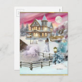 魔法のクリスマスウィンターワンダーランド シーズンポストカード (正面/裏面)