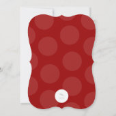 魔法のクリスマスエルフ クラシックホリデーパーティー招待状 招待状 (裏面)