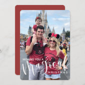 魔法のクリスマスカード シーズンカード (正面/裏面)