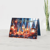 魔法のクリスマスキャンドル卓上 シーズンカード (正面)