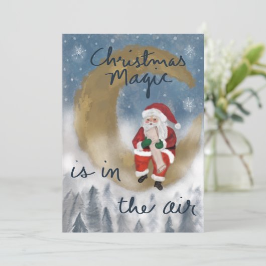 魔法のクリスマスサンタ シーズンカード (スタンド正面)