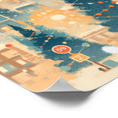 魔法のクリスマスシティ花火大会 ポスター (角)