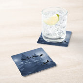 魔法のクリスマスシーン スクエアペーパーコースター (インサイチュ)