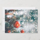 魔法のクリスマススクリプトホリデーパーティー 招待状 (裏面)