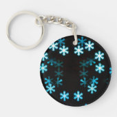 魔法のクリスマススノーフレーク キーホルダー (正面)