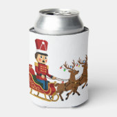 魔法のクリスマスソリに乗るくるみ割り人形 缶クーラー (缶正面)