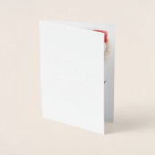 魔法のクリスマスタイポグラフィツリーシルバー, ZSSPG 箔カード (正面)