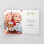 魔法のクリスマスタイポグラフィフォトティール（緑がかった色）ID441 シーズンカード (内部)