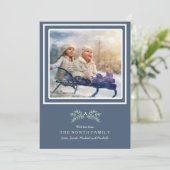 魔法のクリスマスタイポグラフィ写真金ゴールドID441 シーズンカード (スタンド正面)