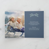 魔法のクリスマスタイポグラフィ写真金ゴールドID441 シーズンカード (内部)