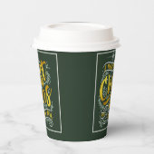 魔法のクリスマスタイポグラフィ金ゴールドID441 紙コップ (左)