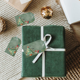 魔法のクリスマスツリープレゼント ギフトタグ