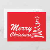 魔法のクリスマスツリーホリデイ シーズンポストカード (正面/裏面)