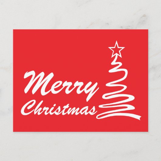 魔法のクリスマスツリーホリデイ シーズンポストカード (正面)