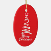 魔法のクリスマスツリーホリデークリスマスオーナメント セラミックオーナメント (右)