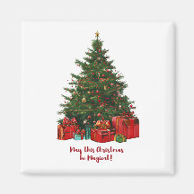 魔法のクリスマスツリーマグネット