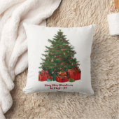 魔法のクリスマスツリー装飾枕 クッション (ブランケット)