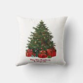 魔法のクリスマスツリー装飾枕 クッション (裏面)