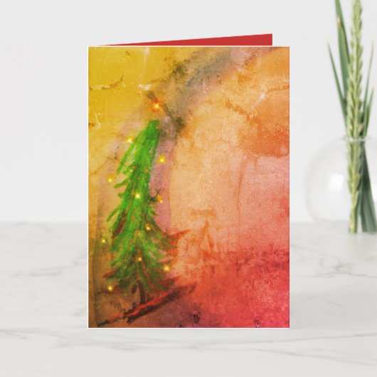 魔法のクリスマスツリー2グリーティングカード シーズンカード (正面)