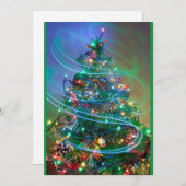 魔法のクリスマスツリー シーズンカード (正面/裏面)
