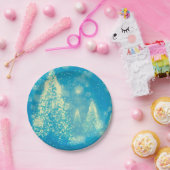 魔法のクリスマスツリー ペーパープレート (パーティー)