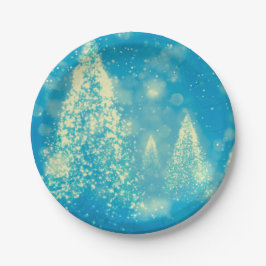魔法のクリスマスツリー ペーパープレート