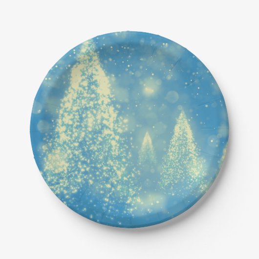 魔法のクリスマスツリー ペーパープレート (正面)