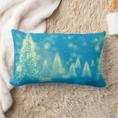 魔法のクリスマスツリー ランバークッション (ブランケット)