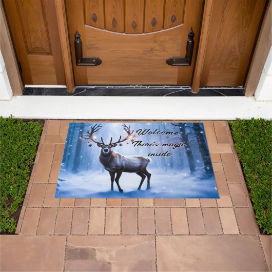 魔法のクリスマストインデナー ドアマット (室外)