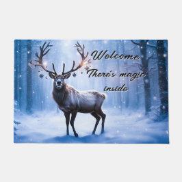 魔法のクリスマストインデナー ドアマット