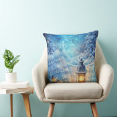 魔法のクリスマストレイン枕 – ヴィンテージ冬 クッション (椅子)