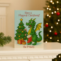 魔法のクリスマスドラゴン