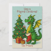 魔法のクリスマスドラゴン シーズンカード (正面)