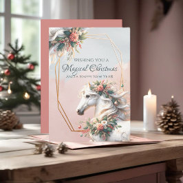 魔法のクリスマスニューイヤー馬 招待状