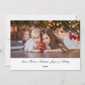 魔法のクリスマスバレリーナくるみ割り2写真 シーズンカード (裏面)