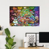 魔法のクリスマスパーティー ポスター (ホームオフィス)