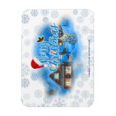 魔法のクリスマスビレッジ マグネット (縦)