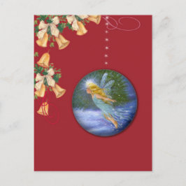 魔法のクリスマスフェアリーのポストカード シーズンポストカード