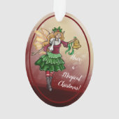 魔法のクリスマスベルの妖精 オーナメント (裏面)