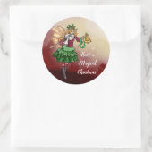 魔法のクリスマスベルの妖精 ラウンドシール (バッグ)