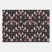 魔法のクリスマスホリデーギフト ラッピングペーパーシート (正面3)